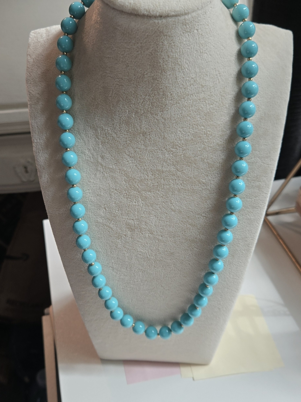 Turquoise Beaded Necklace - Women Jewelry